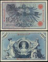 Германия 100 марок 1908 год