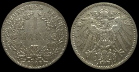 1 марка Германия 1908 А