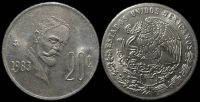 20 центаво Мексика 1983