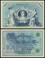 Германия 100 марок 1908 год  (№6882153 М)
