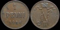 1 пенни Финляндия 1916