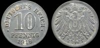 10 пфеннигов Германия 1918 A