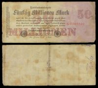 Германия 50 млн марок 1923 год (№S 0365560)