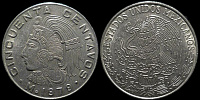 50 центаво Мексика 1979