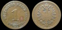 1 пфенниг Германия 1888 A