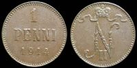 1 пенни Финляндия 1914