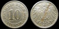 10 пфеннигов Германия 1896 A