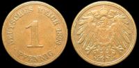 1 пфенниг Германия 1893 A